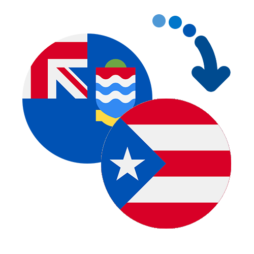 Wie kann man online Geld von den Cayman Inseln nach Puerto Rico senden?