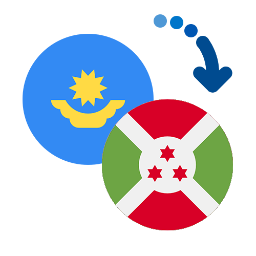 Wie kann man online Geld von Kasachstan nach Burundi senden?