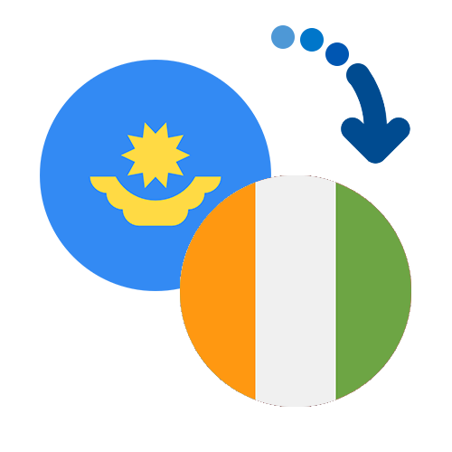 Jak wysłać pieniądze z Kazachstanu do Wybrzeże Kości Słoniowej online?