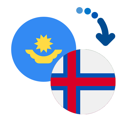 Wie kann man online Geld von Kasachstan auf die Färöer Inseln senden?