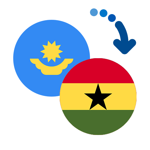 Wie kann man online Geld von Kasachstan nach Ghana senden?