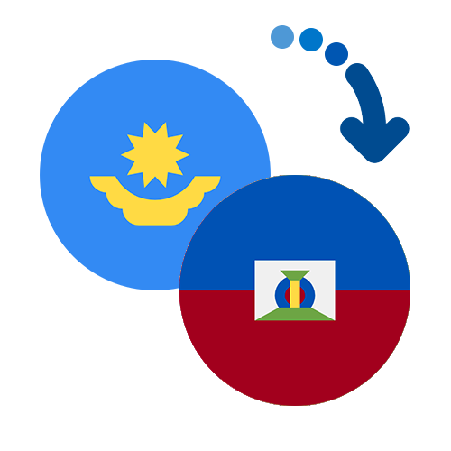 Wie kann man online Geld von Kasachstan nach Haiti senden?
