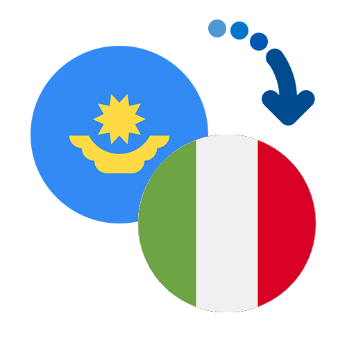 Wie kann man online Geld von Kasachstan nach Italien senden?