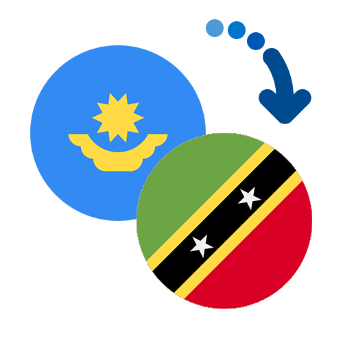 How to send money from Kazakhstan to Saint Kitts And Nevis