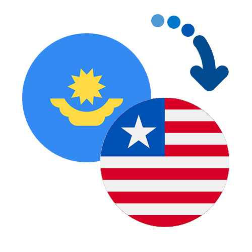¿Cómo mandar dinero de Kazajstán a Liberia?