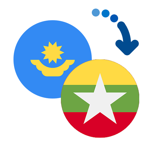 Wie kann man online Geld von Kasachstan nach Myanmar senden?