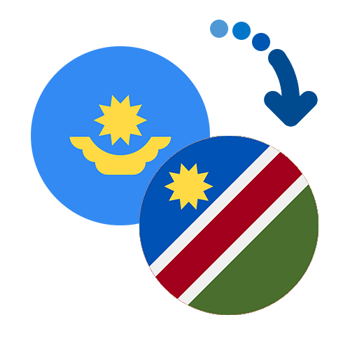 ¿Cómo mandar dinero de Kazajstán a Namibia?