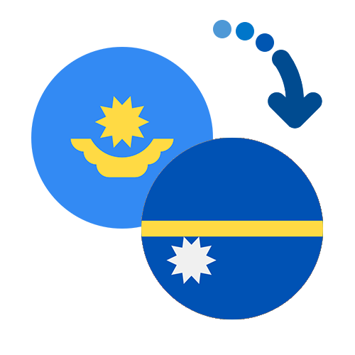 ¿Cómo mandar dinero de Kazajstán a Nauru?
