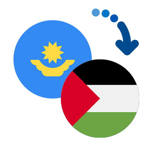 Wie kann man online Geld von Kasachstan nach Palästina senden?