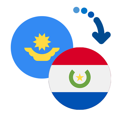 Wie kann man online Geld von Kasachstan nach Paraguay senden?