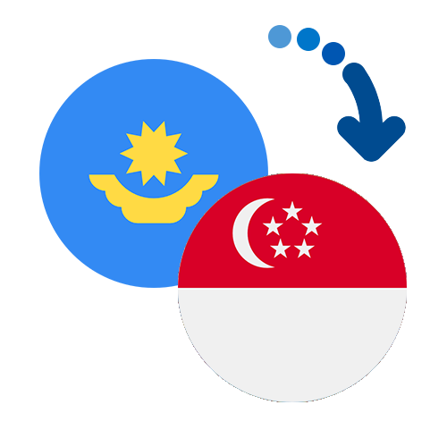 Wie kann man online Geld von Kasachstan nach Singapur senden?