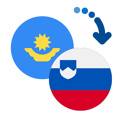 ¿Cómo mandar dinero de Kazajstán a Eslovenia?