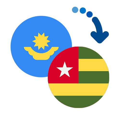 Wie kann man online Geld von Kasachstan nach Togo senden?