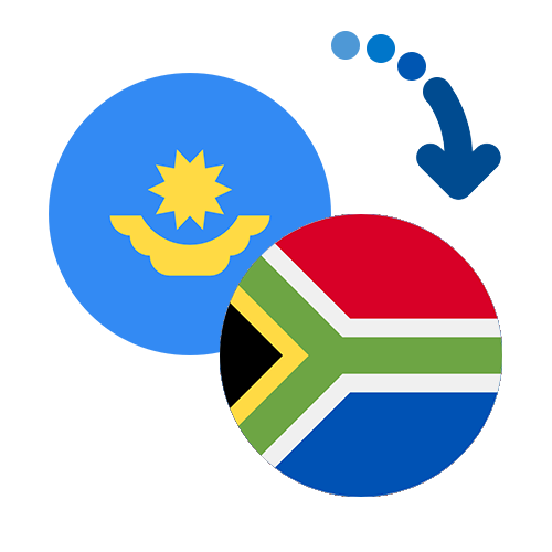 ¿Cómo mandar dinero de Kazajstán a Sudáfrica?