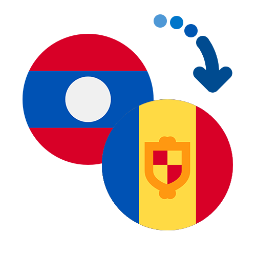 Wie kann man online Geld von Laos nach Andorra senden?