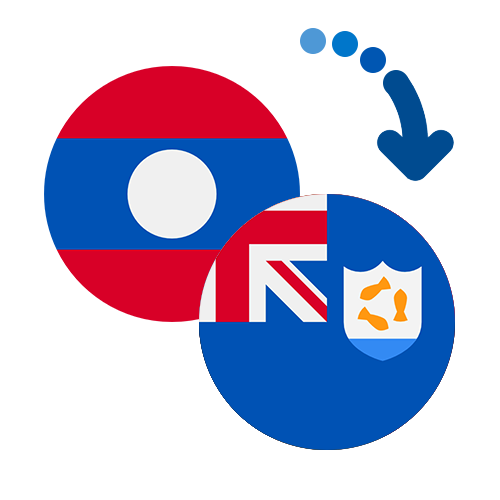 Wie kann man online Geld von Laos nach Anguilla senden?