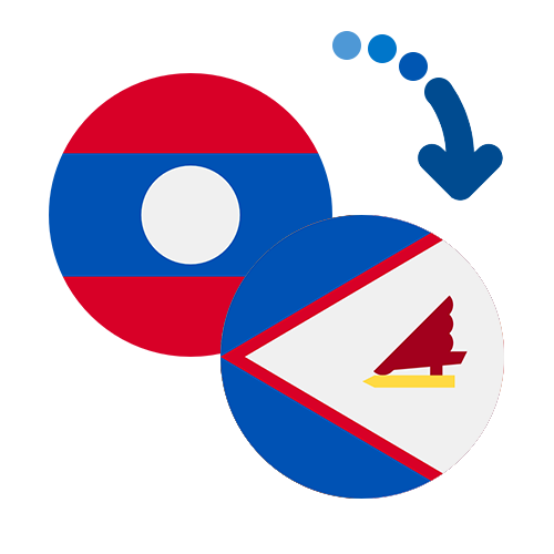 Wie kann man online Geld von Laos nach Amerikanisch-Samoa senden?