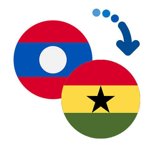 Wie kann man online Geld von Laos nach Ghana senden?