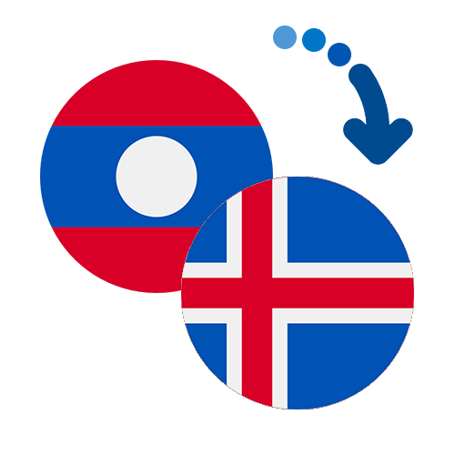 Wie kann man online Geld von Laos nach Island senden?