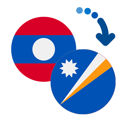 Wie kann man online Geld von Laos auf die Marshallinseln senden?
