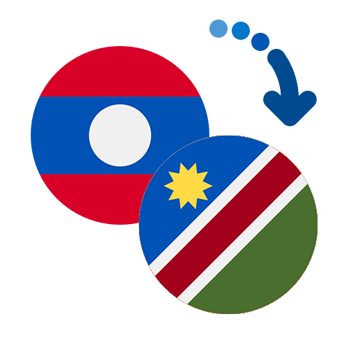 Jak wysłać pieniądze z Laosu do Namibii online?