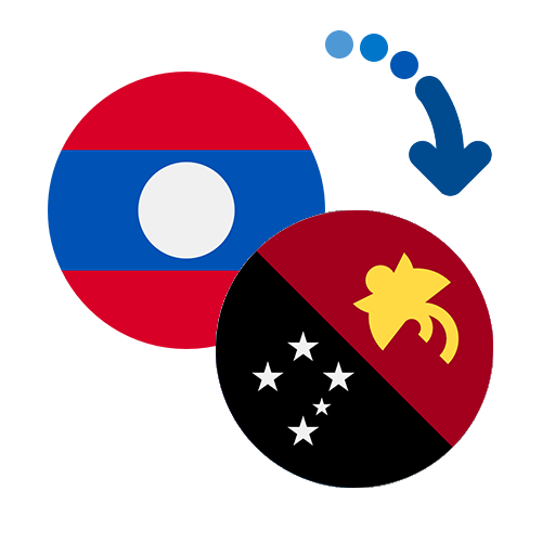 Wie kann man online Geld von Laos nach Papua-Neuguinea senden?