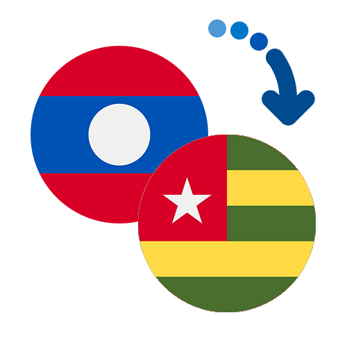 Wie kann man online Geld von Laos nach Togo senden?