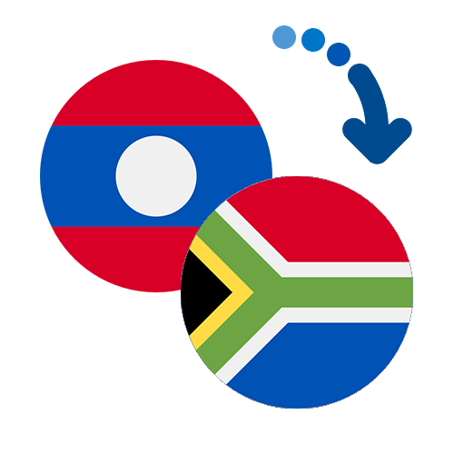 Wie kann man online Geld von Laos nach Südafrika senden?