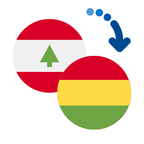 Wie kann man online Geld von Libanon nach Bolivien senden?