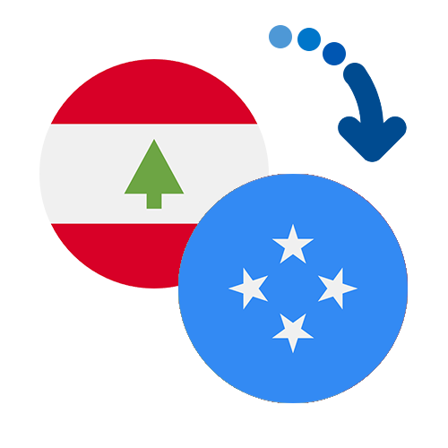 ¿Cómo mandar dinero de Líbano a Micronesia?