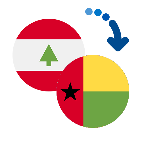 ¿Cómo mandar dinero de Líbano a Guinea-Bissau?