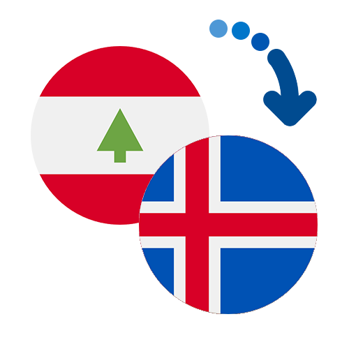 ¿Cómo mandar dinero de Líbano a Islandia?