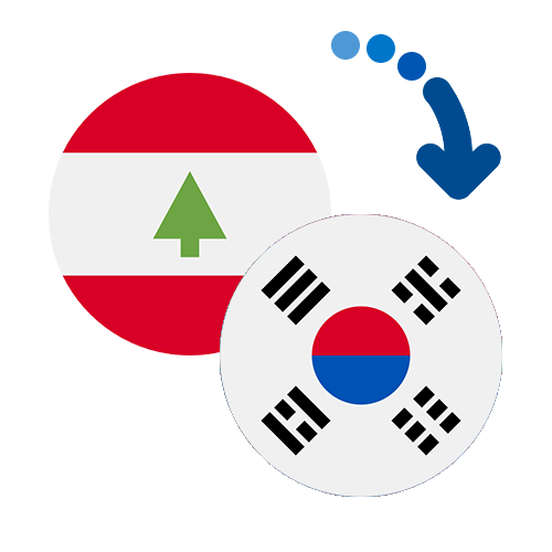 Wie kann man online Geld von Libanon nach Südkorea senden?