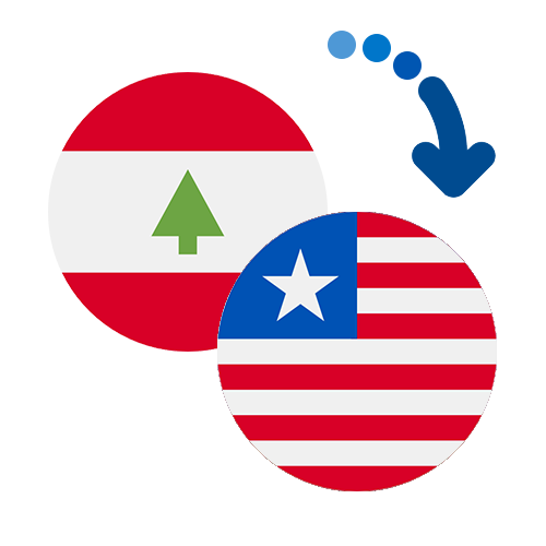 Wie kann man online Geld von Libanon nach Liberia senden?