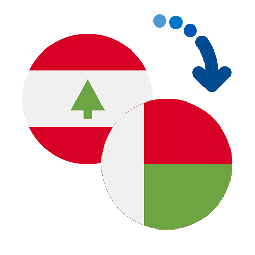 Wie kann man online Geld von Libanon nach Madagaskar senden?