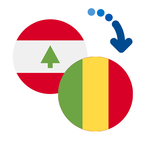 Wie kann man online Geld von Libanon nach Mali senden?