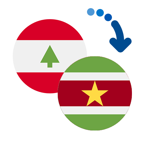 ¿Cómo mandar dinero de Líbano a Surinam?