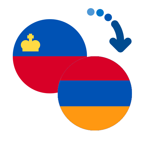¿Cómo mandar dinero de Liechtenstein a Armenia?