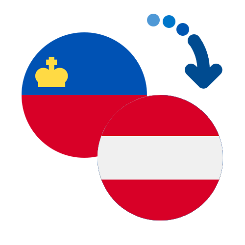 Wie kann man online Geld von Liechtenstein nach Österreich senden?