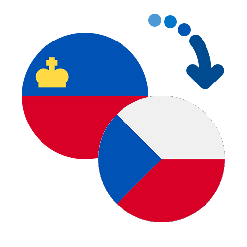 Wie kann man online Geld von Liechtenstein in die Tschechische Republik senden?