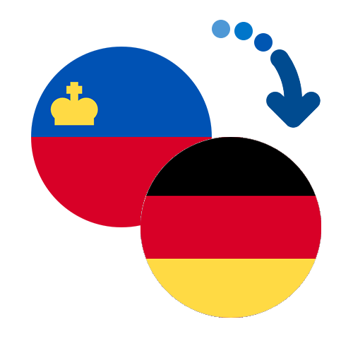 Wie kann man online Geld von Liechtenstein nach Deutschland senden?