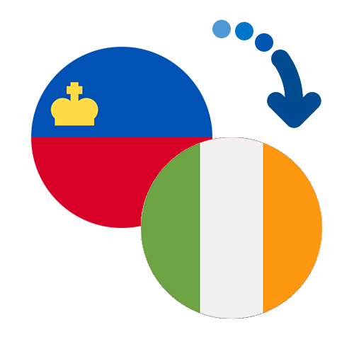 ¿Cómo mandar dinero de Liechtenstein a Irlanda?