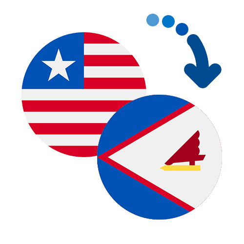 ¿Cómo mandar dinero de Liberia a Samoa Americana?