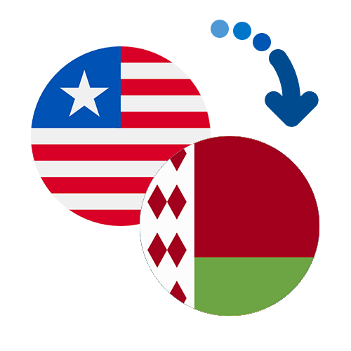 Wie kann man online Geld von Liberia nach Belarus senden?