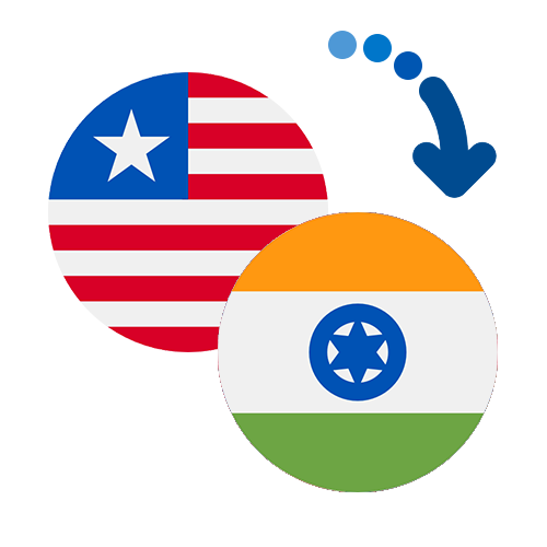 How to send money from Liberia to India