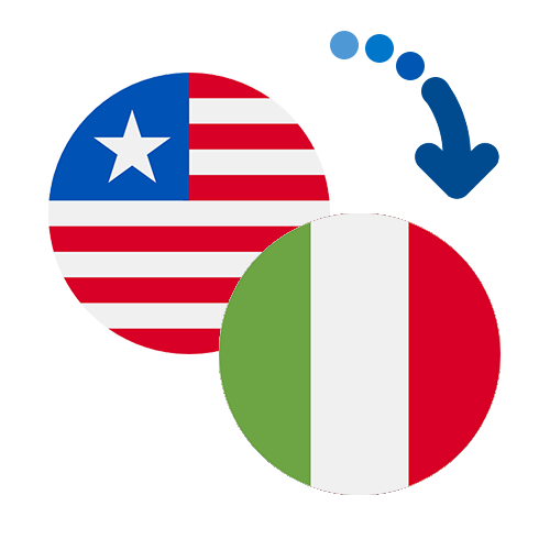 Wie kann man online Geld von Liberia nach Italien senden?