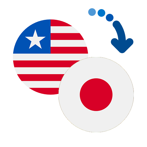 How to send money from Liberia to Japan