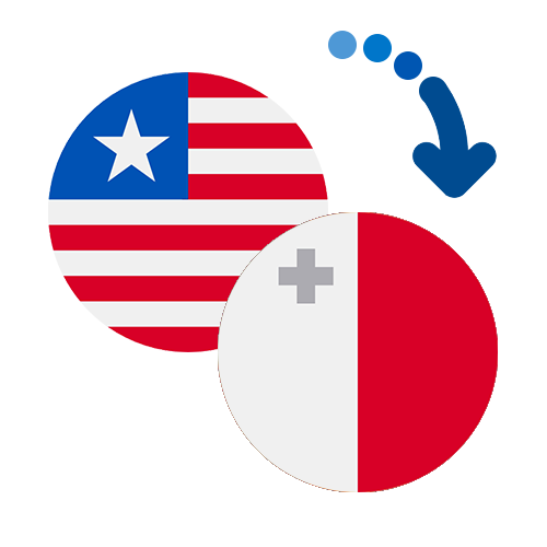 How to send money from Liberia to Malta