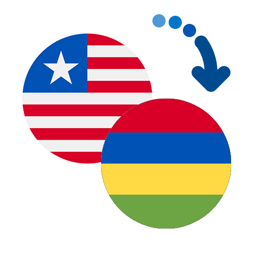 Wie kann man online Geld von Liberia nach Mauritius senden?