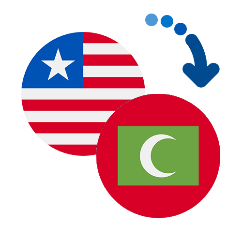 How to send money from Liberia to the Maldives